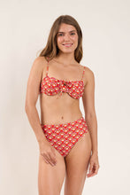 Carica l'immagine nel visualizzatore di Gallery, Image 11: Rio De Sol Haut Top Floral-Scales Balconet-Tie