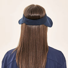 Carica l'immagine nel visualizzatore di Gallery, Model Back: Uv Line Visière Visor Bali Fem Navy Light Blue Upf50+