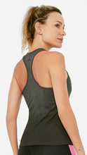 Carica l'immagine nel visualizzatore di Gallery, Model Back: Alto Giro Fitness Haut Regata Skin Fit Degrade Cinza