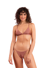 Carica l'immagine nel visualizzatore di Gallery, Model Front: Rio De Sol Bas Bottom Shimmer-Copper California