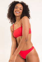 Carica l'immagine nel visualizzatore di Gallery, Image 10: Rio De Sol Ensemble Set Rouge Bandeau-Reto Nice-Fio