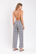 Carica l'immagine nel visualizzatore di Gallery, Model Back: Rio De Sol Pantalon De Plage Ikat Wide Pants