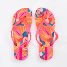 Carica l'immagine nel visualizzatore di Gallery, Product Front: Rio De Sol Tongs Orange Bloom Slim