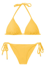 Carica l'immagine nel visualizzatore di Gallery, Product Front: Rio De Sol Ensemble Set Malibu-Yellow Tri-Inv Cheeky-Tie