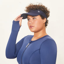 Carica l'immagine nel visualizzatore di Gallery, Image 03: Uv Line Visière Visor Athletic Dry Fem Navy Blue Upf50+