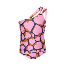 Carica l'immagine nel visualizzatore di Gallery, Product Front: Rio De Sol Une Pièce Fille Amore-Pink Santorini-Kids