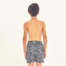 Carica l'immagine nel visualizzatore di Gallery, Model Back: Uv Line Maillot De Bain Garçon Shorts Kids Costela Aco Upf50+