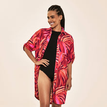 Carica l'immagine nel visualizzatore di Gallery, Image 05: Uv Line Chemise Shirtdress Copacabana Upf50+