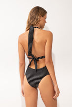 Carica l'immagine nel visualizzatore di Gallery, Model Back: Rio De Sol Une Pièce Linea-Black Mel-Op