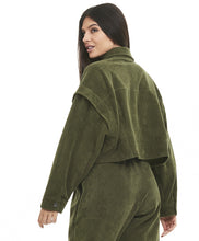 Carica l'immagine nel visualizzatore di Gallery, Image 05: Alto Giro Fitness Haut Jaqueta Cropped Colete Stretch Verde Kalamata