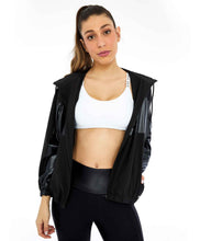 Carica l'immagine nel visualizzatore di Gallery, Image 06: Alto Giro Fitness Haut Jaqueta Tecnospan Recortes Preto