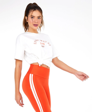 Carica l'immagine nel visualizzatore di Gallery, Image 02: Alto Giro Fitness Haut T-Shirt Eco Nature Start Off White