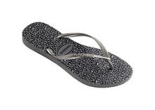 Carica l'immagine nel visualizzatore di Gallery, Product Front: Havaianas Tongs Havaianas Slim Animals Steel Grey
