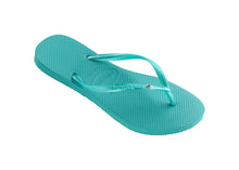 Carica l'immagine nel visualizzatore di Gallery, Product Front: Havaianas Tongs Havaianas Slim Crystal Sw Lake Green