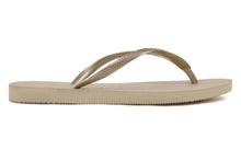 Carica l'immagine nel visualizzatore di Gallery, Image 03: Havaianas Tongs Slim Sand Grey/Light Golden