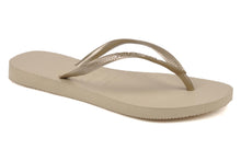 Carica l'immagine nel visualizzatore di Gallery, Image 07: Havaianas Tongs Slim Sand Grey/Light Golden