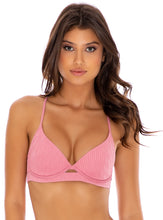 Carica l'immagine nel visualizzatore di Gallery, Model Front: Luli Fama Haut Top Peek A Boo Blush River Dance