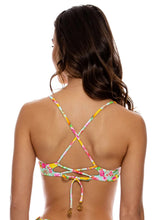 Carica l'immagine nel visualizzatore di Gallery, Model Back: Luli Fama Haut Top Sweetheart Limoncello