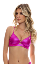 Carica l'immagine nel visualizzatore di Gallery, Model Front: Luli Fama Haut Top Underwire Babes Just Want Sun Ruby