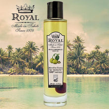 Carica l'immagine nel visualizzatore di Gallery, Product Front: Monoï Royal Solaire Royal Monoi Tamanu 15% 100 Ml + Graine Glass Bottle