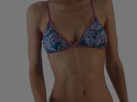 Carica e avvia il video nel visualizzatore di galleria, Video: Rio De Sol Haut Top Palms-Blue Tri-Fixo