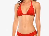 Carica e avvia il video nel visualizzatore di galleria, Video: Luli Fama Bas Bottom Halter Stardust Red