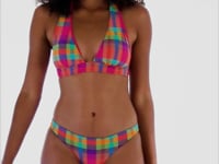 Carica e avvia il video nel visualizzatore di galleria, Video: Rio De Sol Ensemble Set Tulip-Garden Halter-Cos Essential-Comfy