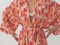 Carica e avvia il video nel visualizzatore di galleria, Video: Rio De Sol Robe De Plage Mirage Kaftan Bel