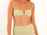 Carica e avvia il video nel visualizzatore di galleria, Video: Rio De Sol Jupe De Page Brisa-Pistache Rubi Skirt