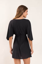 Carica l'immagine nel visualizzatore di Gallery, Model Back: Rio De Sol Mini Dress Black Mini Dress