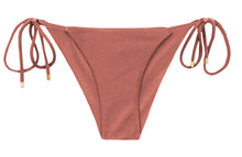 Carica l'immagine nel visualizzatore di Gallery, Product Front: Rio De Sol Bas Bottom Shimmer-Copper Cheeky-Tie
