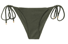 Carica l'immagine nel visualizzatore di Gallery, Product Front: Rio De Sol Bas Bottom Shimmer-Croco Cheeky-Tie