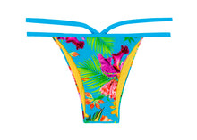 Carica l'immagine nel visualizzatore di Gallery, Product Front: Rio De Sol Bas Calcinha Tropical Blue Neck