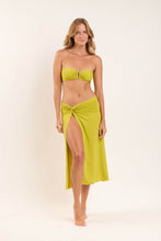 Carica l'immagine nel visualizzatore di Gallery, Model Front: Rio De Sol Jupe De Page Fluity-Abacateiro Long Skirt Knot