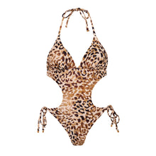 Carica l'immagine nel visualizzatore di Gallery, Product Front: Rio De Sol Une Pièce Leopard Trikini