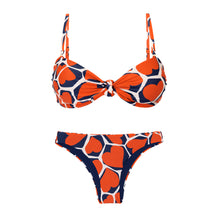 Carica l'immagine nel visualizzatore di Gallery, Product Front: Rio De Sol Ensemble Set Amore-Red Bandeau-Joy Essential