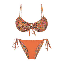 Carica l'immagine nel visualizzatore di Gallery, Product Back: Rio De Sol Ensemble Set Bouquet Balconet-Tie Ibiza-Comfy