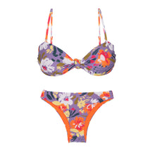 Carica l'immagine nel visualizzatore di Gallery, Product Front: Rio De Sol Ensemble Set Garden-Flower Bandeau-Joy Essential