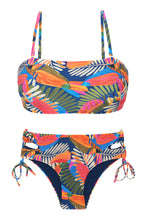 Carica l'immagine nel visualizzatore di Gallery, Product Front: Rio De Sol Ensemble Set Jungle Bandeau-Reto Madrid