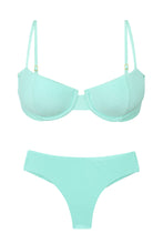 Carica l'immagine nel visualizzatore di Gallery, Product Front: Rio De Sol Ensemble Set Malibu-Menta Balconet Ciao