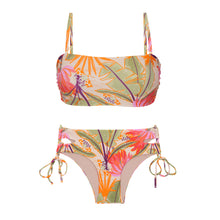Carica l'immagine nel visualizzatore di Gallery, Product Front: Rio De Sol Ensemble Set Oasis Bandeau-Reto Madrid