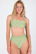 Carica l'immagine nel visualizzatore di Gallery, Gallery: Rio De Sol Ensemble Set Oliva Bandeau-Reto Hotpants