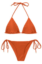Carica l'immagine nel visualizzatore di Gallery, Product Front: Rio De Sol Ensemble Set Paprica Tri-Rope Cheeky-Rope