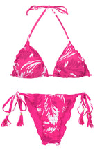 Carica l'immagine nel visualizzatore di Gallery, Product Front: Rio De Sol Ensemble Set Pink-Palms Frufru