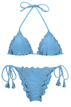 Carica l'immagine nel visualizzatore di Gallery, Product Front: Rio De Sol Ensemble Set Shimmer-Baltic-Sea Frufru