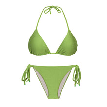 Carica l'immagine nel visualizzatore di Gallery, Product Front: Rio De Sol Ensemble Set Shimmer-Botanica Tri-Inv Lacinho