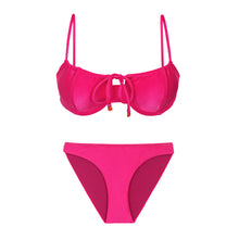 Carica l'immagine nel visualizzatore di Gallery, Product Front: Rio De Sol Ensemble Set Shimmer-Olinda Balconet-Tie Essential-Comfy