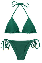 Carica l'immagine nel visualizzatore di Gallery, Product Front: Rio De Sol Ensemble Set Shimmer-Palace Tri-Inv Cheeky-Tie