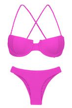 Carica l'immagine nel visualizzatore di Gallery, Product Front: Rio De Sol Ensemble Set St-Tpz-Pink Balconet Essential