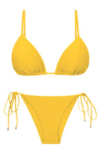 Carica l'immagine nel visualizzatore di Gallery, Product Front: Rio De Sol Ensemble Set Sunflower Tri-Inv Lacinho